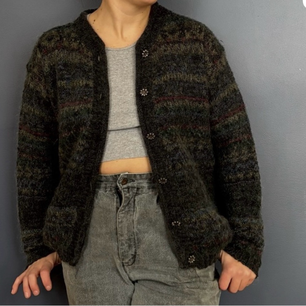 Vintage ALPS Fine Women's Apparel , Wool cardigan ( 1970s-80s)